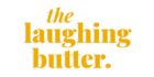 Text saying the laughing butter